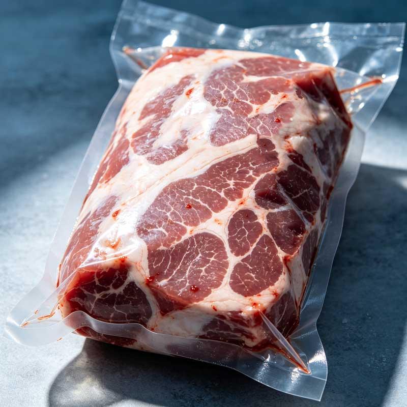 High-Barrier Food-Contact Vacuum Shrink Bag for Beef, Lamb, Cheese and Tuna Packaging