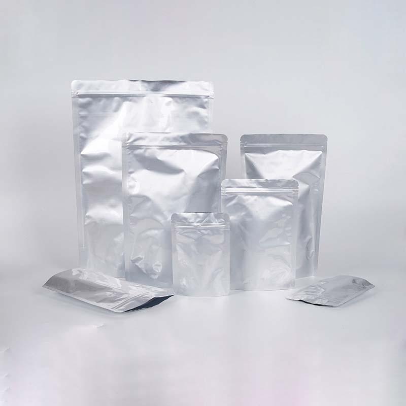 Aluminum Foil Bag With Zipper Top Selling Self-Sealing Eco Friendly Aluminium Zip Lock Bags Customiz