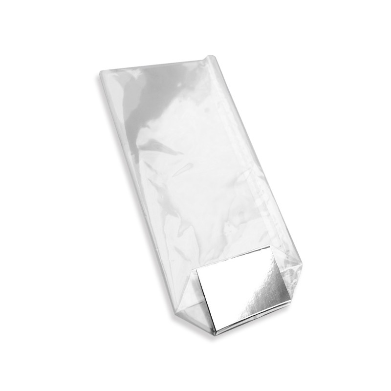 Custom Transparent Cellophane Square Bottom Bags Gusset OPP Cello Bags for Candy Popcorn - product image 3