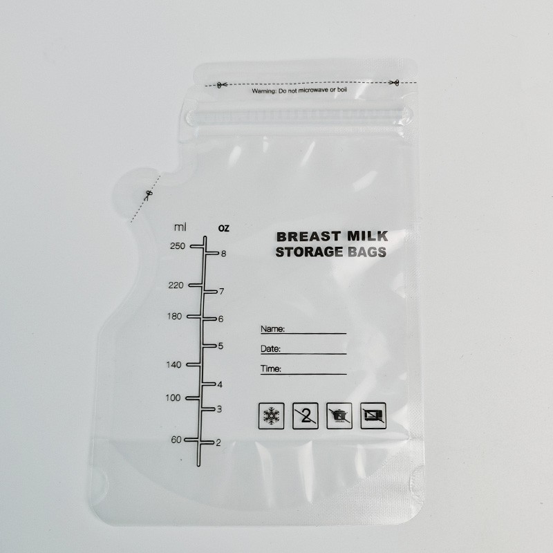 Custom Logo Breast Milk Storage Bag Food Grade BPA Free Breast Milk Freezer Bags - product image 2