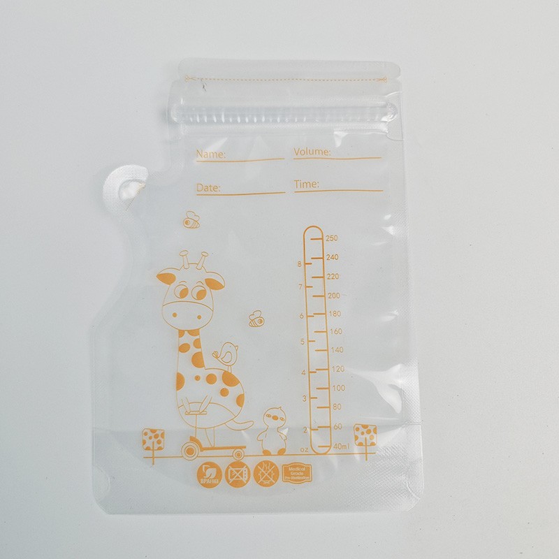 Custom Logo Breast Milk Storage Bag Food Grade BPA Free Breast Milk Freezer Bags - product image 3