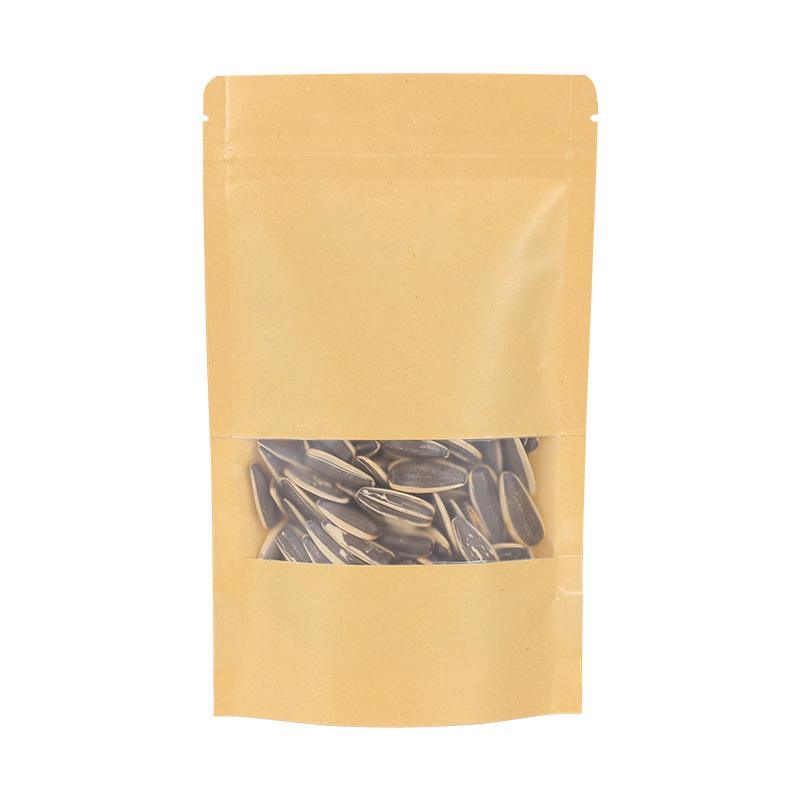 Empty Food Safe Grade Custom Printed Food Packing Bag Stand Up Pouch For Food Snack Tea Packing With