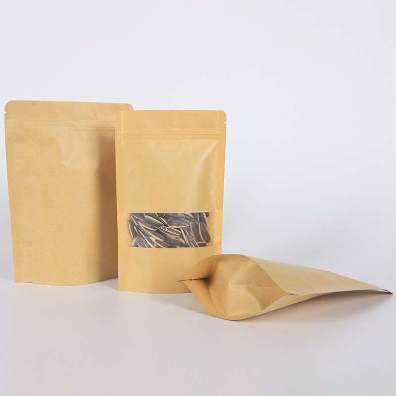Empty Food Safe Grade Custom Printed Food Packing Bag Stand Up Pouch For Food Snack Tea Packing With - product image 2