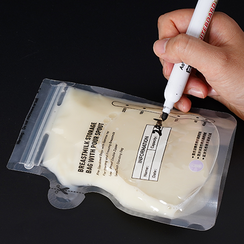 Breast milk storage bag